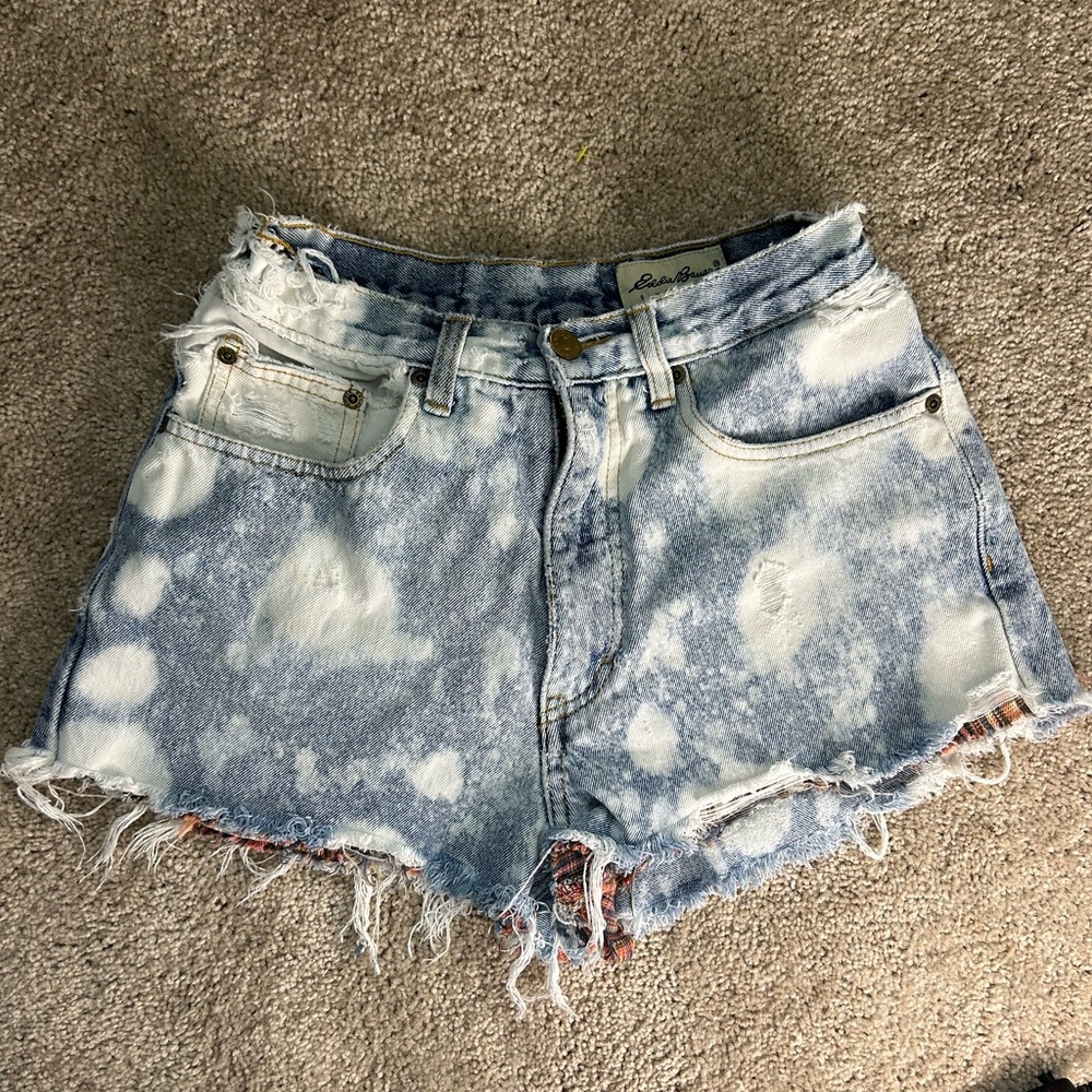 Vintage Eddie Bauer Acid Washed Jean Shorts